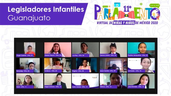 Diputada infantil rinde informe de actividades