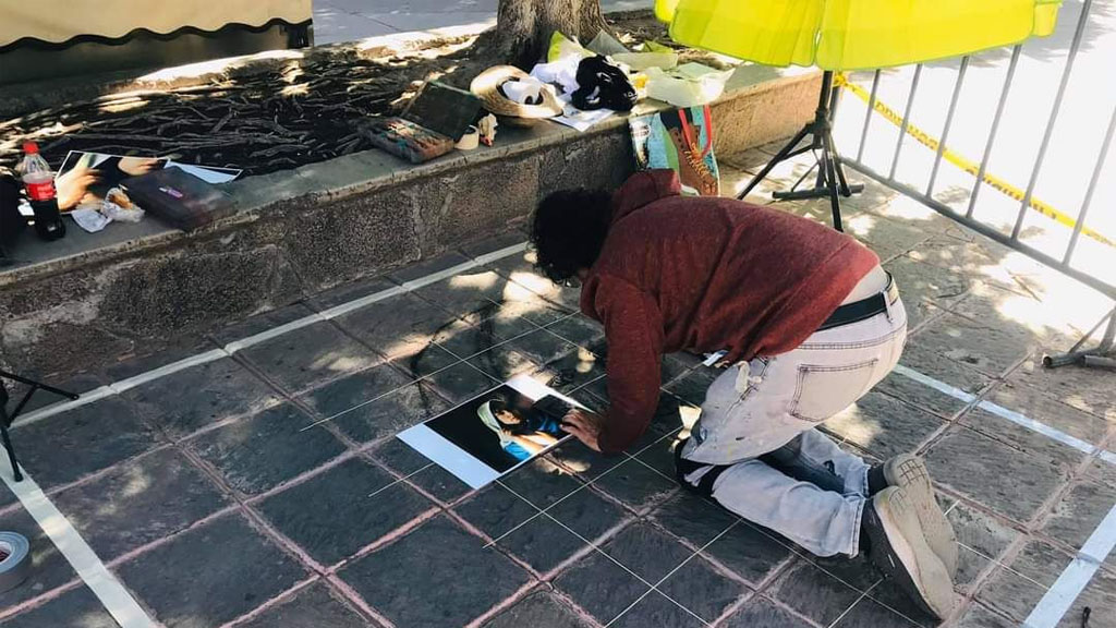 Realizan ‘Primer Festival Madonnari’ en Santa Catarina