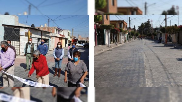 Inaugura alcaldesa calles en colonias Girasoles y Zona Oro