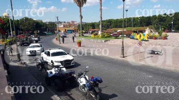 Balacera en el centro de Yuriria deja a un hombre y una mujer lesionados