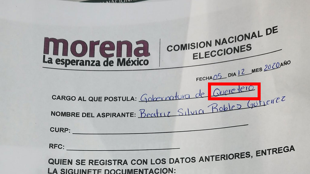 EN REDES ‘queman’ a candidata para gubernatura por escribir ‘Queretero’