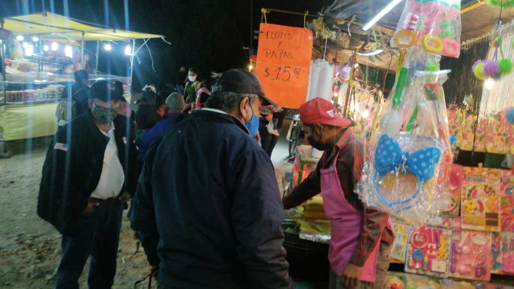 Retiran más de 50 puestos en la fiesta patronal de la comunidad de Temascatío