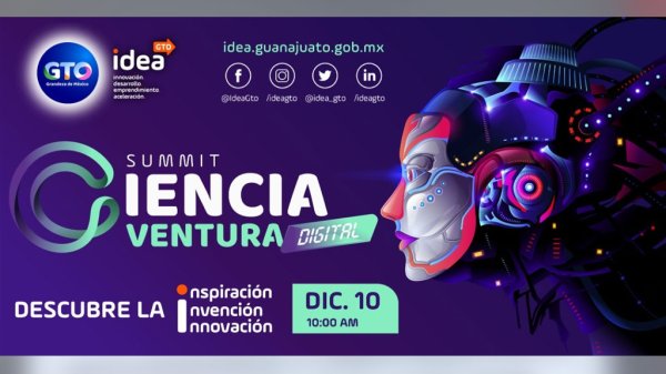 IDEA GTO invita a Summit Ciencia Ventura Digital