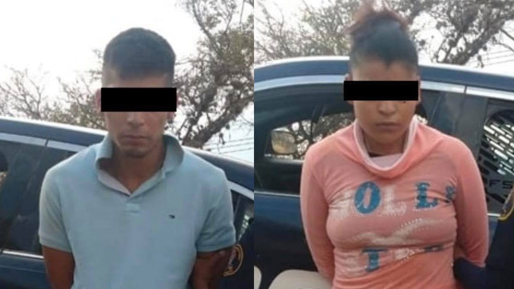 Detienen a pareja veinteañera con 71 dosis de diferentes drogas