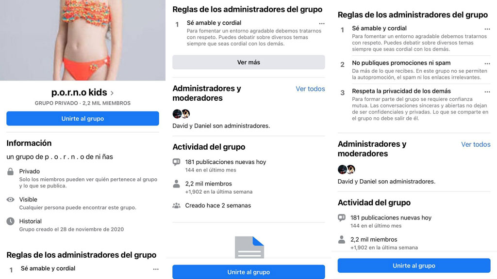 Ubican en Facebook grupo donde comparten pornografía infantil; piden reportarlo