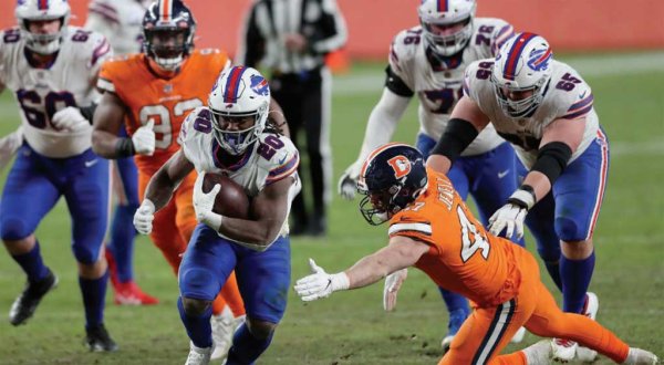 Bills doblegan a Broncos y cortan hegemonía de patriotas en la AFC