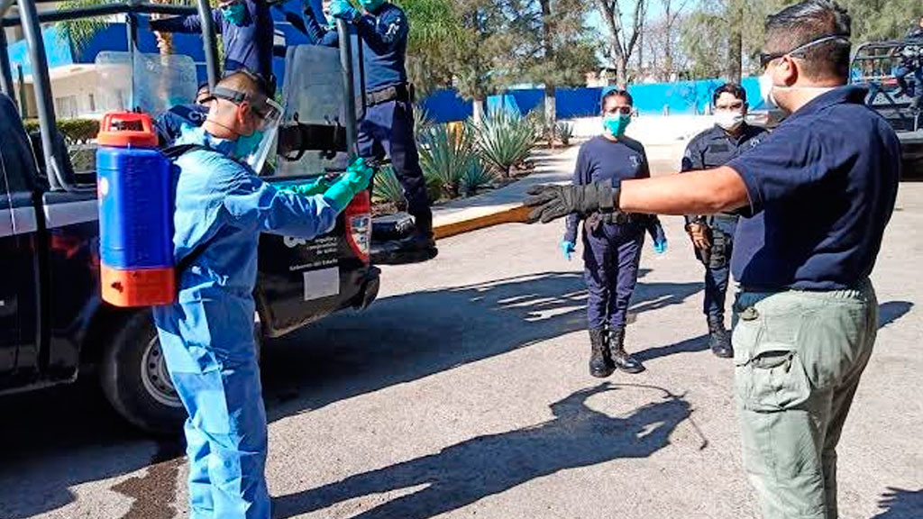 Aplica Policía protocolo por uso obligatorio de tapabocas