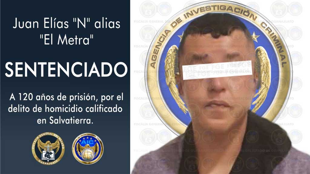 Condenan a más de un siglo a un hombre por el homicidio de 3 adultos y una menor de edad