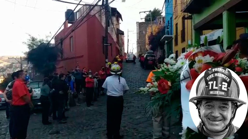 Bomberos capitalinos se despiden del Mayor Miguel Cosme