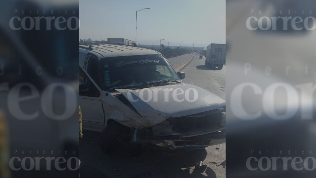 Fuerte accidente en la Silao – San Felipe deja 10 lesionados