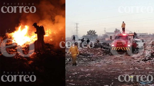 Incendio en basurero alerta a las autoridades de Pénjamo