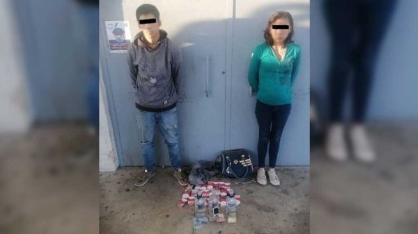 Detienen a una pareja en Celaya por robar una tienda de conveniencia