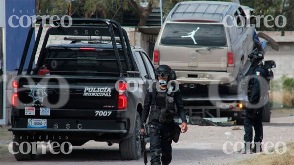 Se desata enfrentamiento entre sujetos armados y policías en Celaya