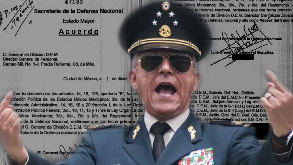 Por decreto presidencial, Cienfuegos es asesor del Alto Mando en el actual gobierno