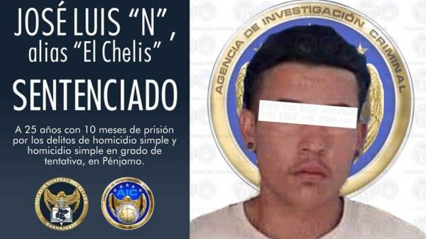 Dan más de 25 años de cárcel al homicida de un menor de edad en Pénjamo