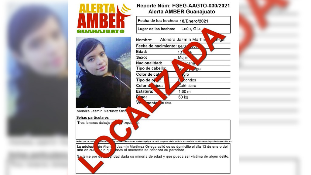 Localizan a adolescente de León que se había extraviado