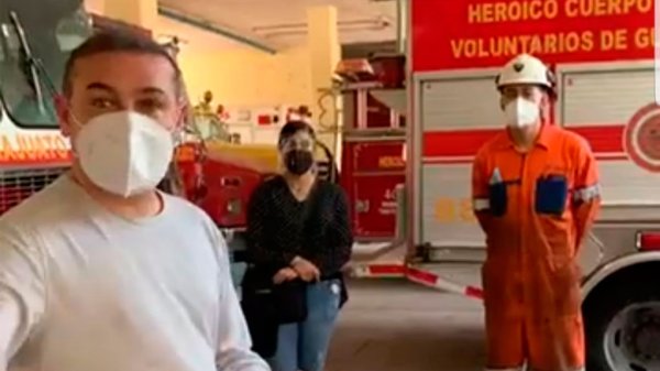 Apoyan ciudadanos y alcalde a Bomberos para brindar oxígeno gratuito