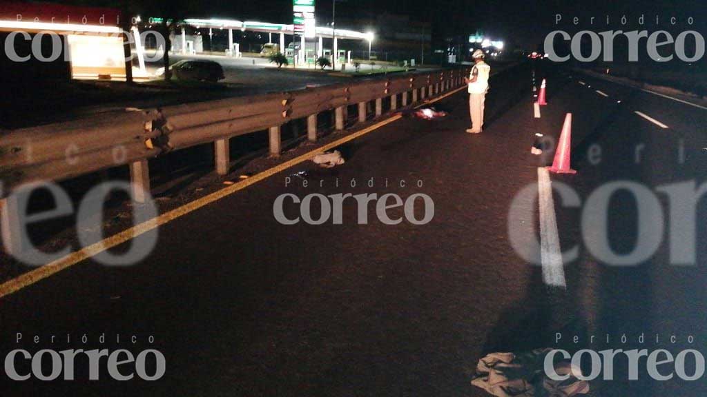 Muere hombre tras ser arrollado sobre la carretera federal 45 en Silao