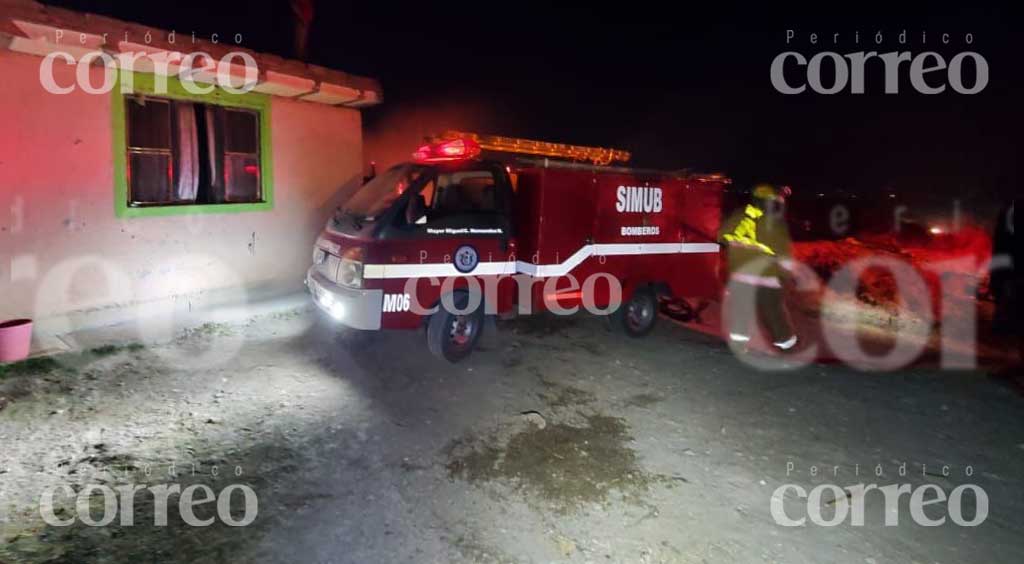 Arde vivienda en la comunidad de San Marcos