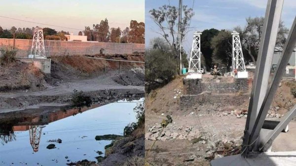 Causa polémica remodelación del Puente Colgante en Cortazar