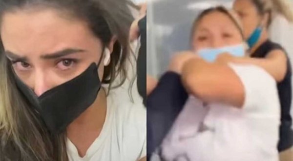 Mujeres golpean a actriz por pedirles que usaran cubrebocas