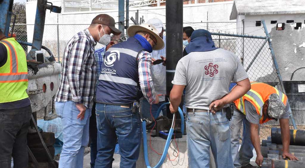 Arranca el equipamiento de pozo Los Pinos en Abasolo