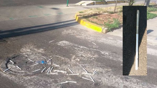 Tiran hisopos usados en pruebas covid en calles de Guadalajara