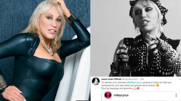 Laura León agradece que la comparen con Miley Cyrus