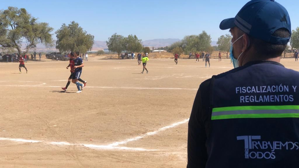 Equipo AntiCovid monta operativo en campos deportivos de Silao