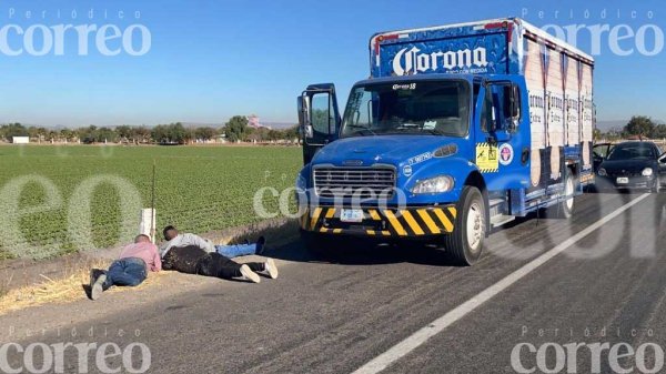 Frustran el robo de un camión repartidor de cerveza en Villagrán