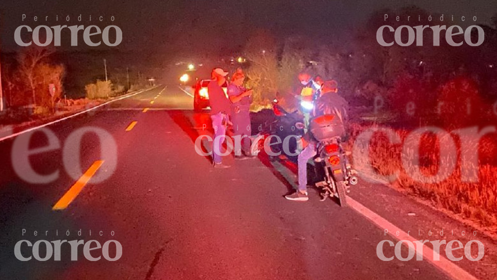 Vehículo fantasma atropella a un motociclista en Acámbaro