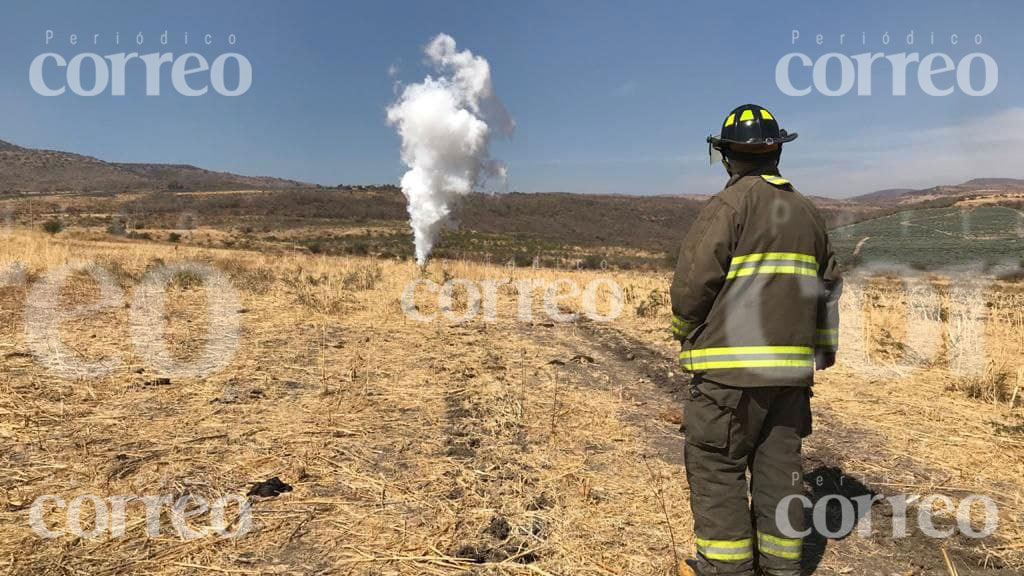 Alarma fuga de gas en ductos de Pemex de Pénjamo