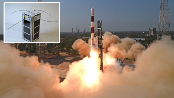 India pone en órbita el primer nanosatélite mexicano hecho por la UNAM