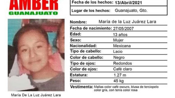 Desaparece menor de 13 años en Guanajuato Capital