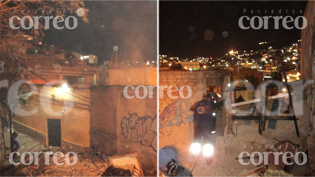 Incendio moviliza cuerpos de rescate frente a capillas del DIF Guanajuato