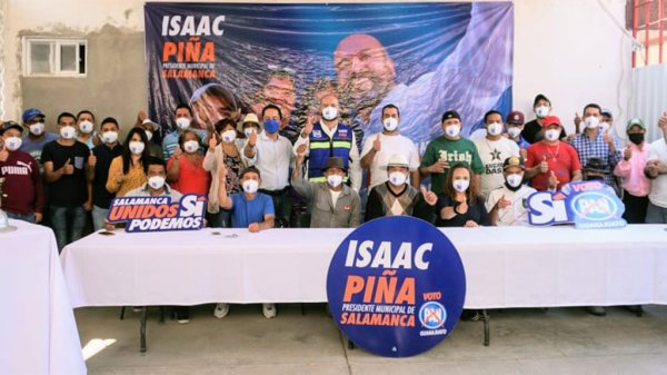 Isaac Piña se compromete a ‘meter freno’ a la inseguridad