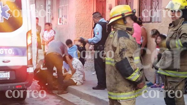 Accidente deja con quemaduras a pareja de adultos mayores y a una joven en León