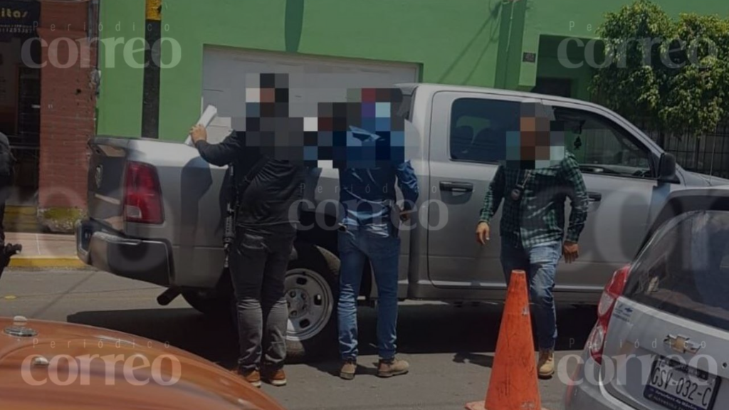 Ministeriales son agredidos en Celaya al recuperan una camioneta robada