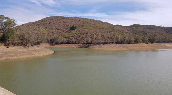 Pese a lluvias, presas en Guanajuato capital tienen bajo nivel de agua