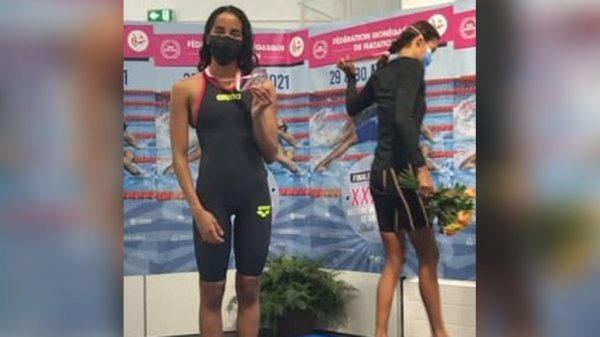 Leonesa Celia Pulido logra el segundo en el Meeting International de Natación