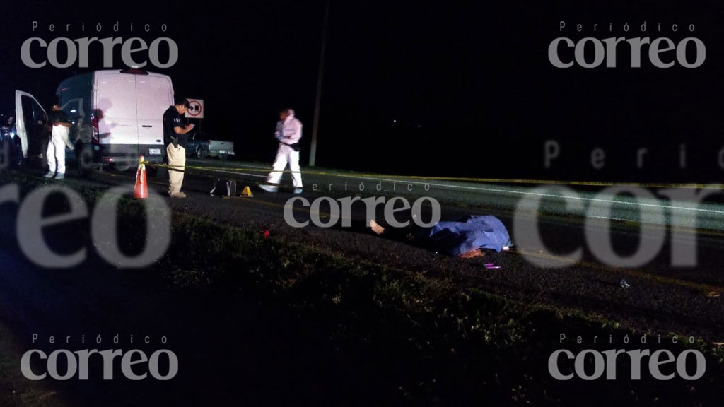 Muere atropellado un hombre en la carretera Abasolo-Irapuato