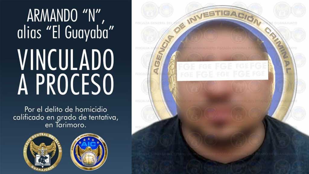 Vinculan a proceso a ‘El Guayaba’ por intentar matar en dos ocasiones a un hombre