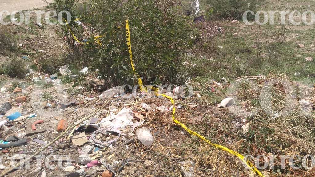 Abandonan cadáver en una zanja en la colonia La Esperanza, San Luis de la Paz