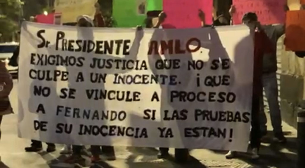 Insisten familiares de Fernando en su inocencia; piden ayuda a AMLO