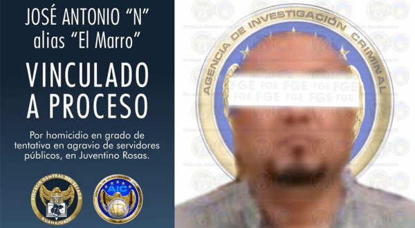 Vinculan a ‘El Marro’ por el homicidio en grado de tentativa de servidores públicos