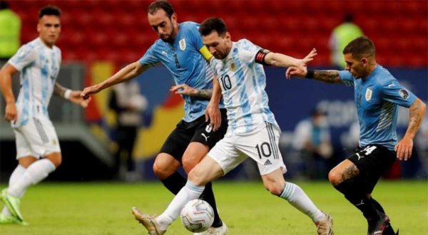 Argentina derrota con un solo gol a Uruguay en la Copa América 2021