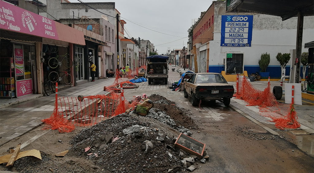 Abrirán calle Morelos en Celaya… pero sin las banquetas