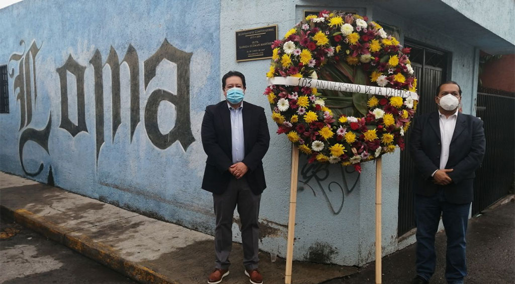 Celebran el 103 aniversario de la Gloriosa Defensa Heroica en Uriangato