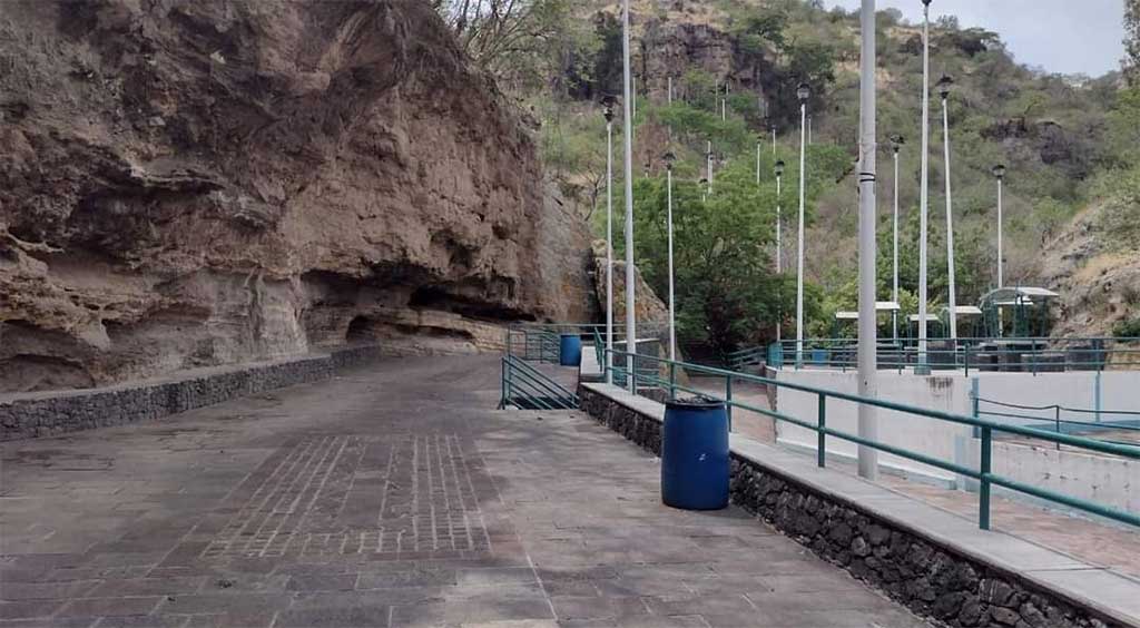 Alerta Protección Civil por fisura de peña en el Ecoparque La Cueva de Huanímaro