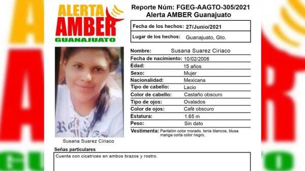 Buscan a joven de 15 años en Guanajuato capital